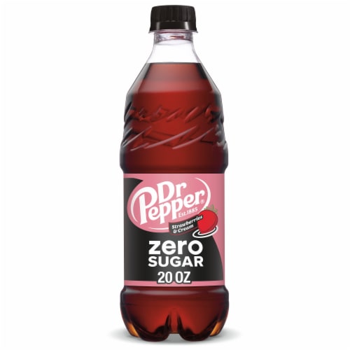 Dr Pepper Strawberries & Cream Zero Sugar Soda Q9