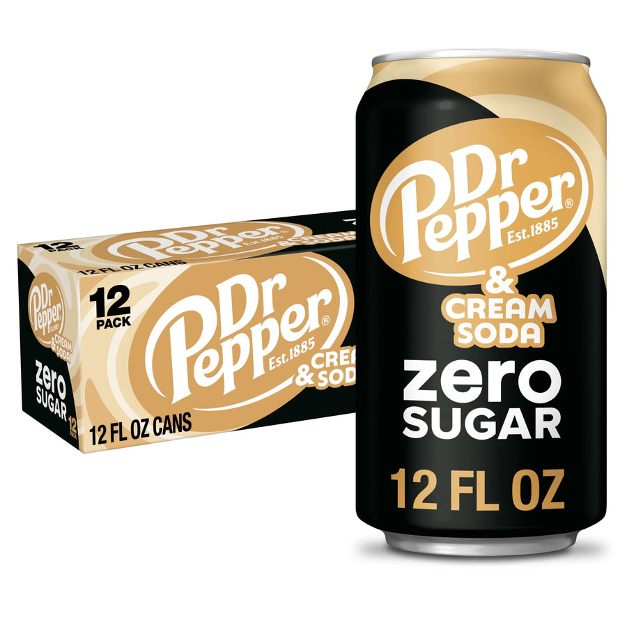Dr Pepper & Cream Soda Zero Sugar W7