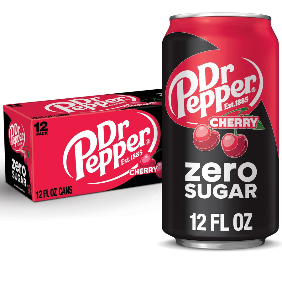 Dr Pepper Cherry Zero Sugar Soda C1